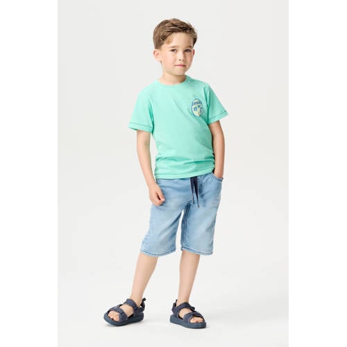 Noppies kids denim regular denim short medium blue denim Korte broek Blauw