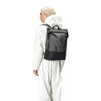 thumbnail: Rains  rugzak Trail Rolltop W3 grijs/zwart