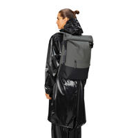 thumbnail: Rains  rugzak Trail Rolltop W3 grijs/zwart