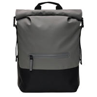 thumbnail: Rains  rugzak Trail Rolltop W3 grijs/zwart