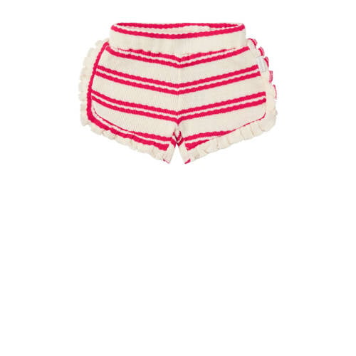 Noppies baby regular casual short roze Korte broek Meisjes Katoen Streep