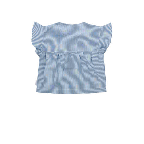 Noppies baby blousetop blauw Meisjes Lyocell Ronde hals Streep
