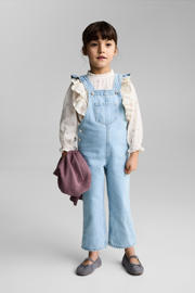 thumbnail: Mango Kids tuinbroek light blue denim