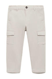 thumbnail: Mango Kids straight cargo broek ecru