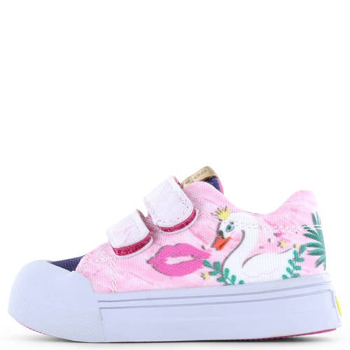 Go Banana's sneakers roze Meisjes Textiel Meerkleurig