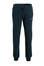 thumbnail: Blauwe jongens Ballin joggingbroek van katoen met elastische tailleband met koord en effen