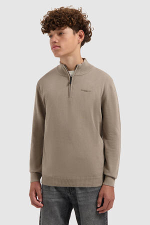 trui beige fijn gebreid