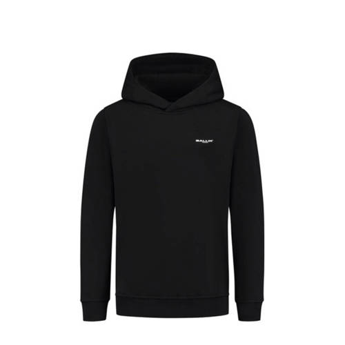Ballin sweater zwart Jongens Katoen Capuchon Effen - maat 176 afbeelding