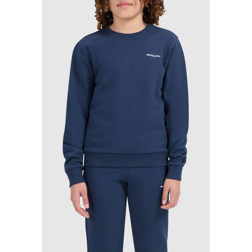 Ballin sweater blauw Jongens Katoen Ronde hals Effen - maat 176 afbeelding