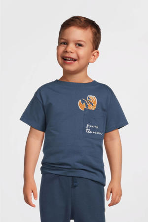 T-shirt blauw