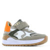 Shoesme leren sneakers beige/oranje