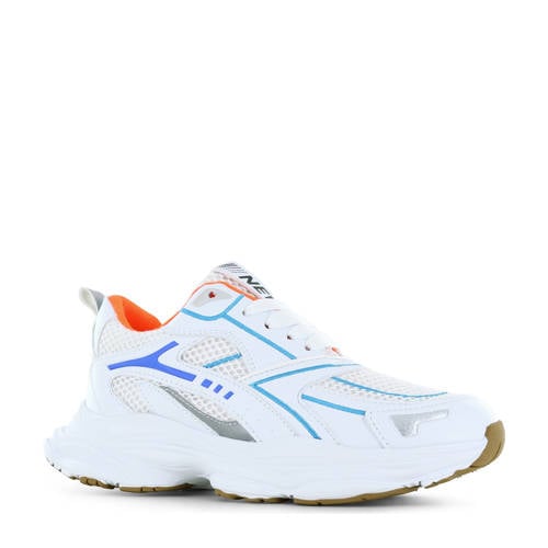 Shoesme chunky sneakers wit/blauw Jongens Mesh Meerkleurig