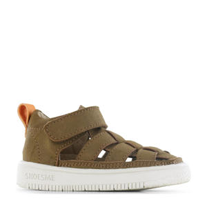 leren sandalen bruin
