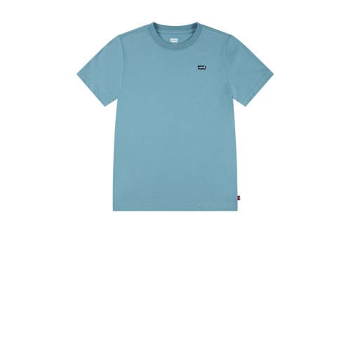 Levi's Kids T-shirt blauw Jongens Katoen Ronde hals Logo