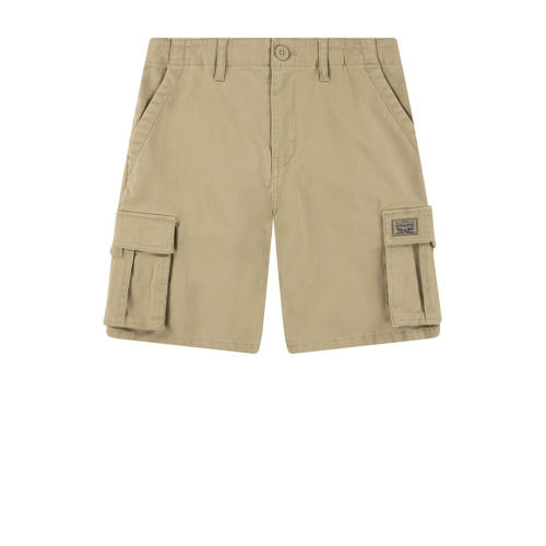 Levi's Kids straight cargo short beige Korte broek Jongens Stretchkatoen