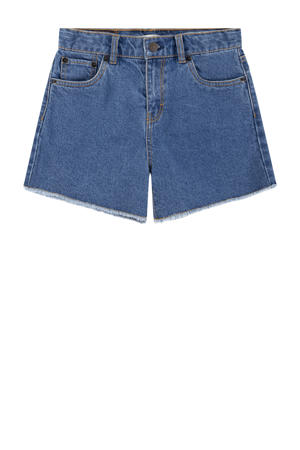 regular denim short medium blue denim