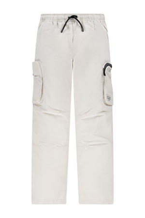 straight cargo broek ecru