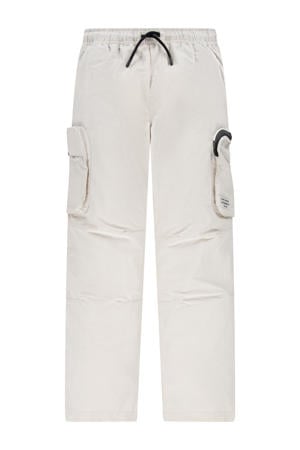 straight cargo broek ecru