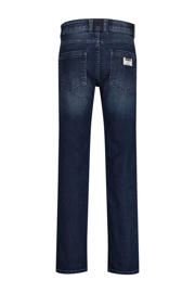 thumbnail: Dark blue denim jongens Vingino dark blue van denim met straight fit, regular waist, rits- en knoopsluiting en effen