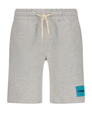relaxed sweatshort grijs melange