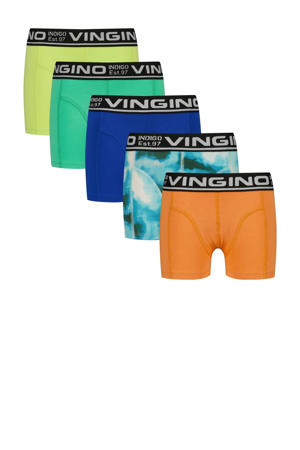   boxershort - set van 5 limegroen/multicolor