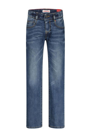 regular waist regular fit jeans medium blue denim