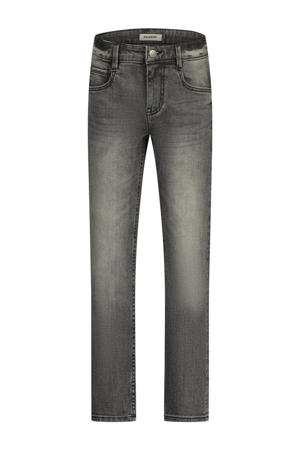 regular waist regular fit jeans grey denim