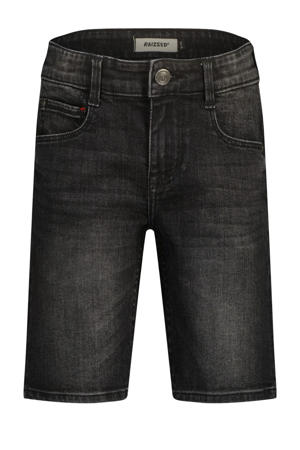 regular denim short black denim
