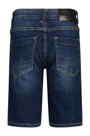 thumbnail: Dark blue denim jongens Raizzed regular short dark blue van denim met rits- en knoopsluiting en effen