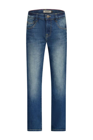 regular waist regular fit jeans medium blue denim