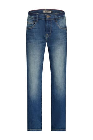 regular waist regular fit jeans medium blue denim