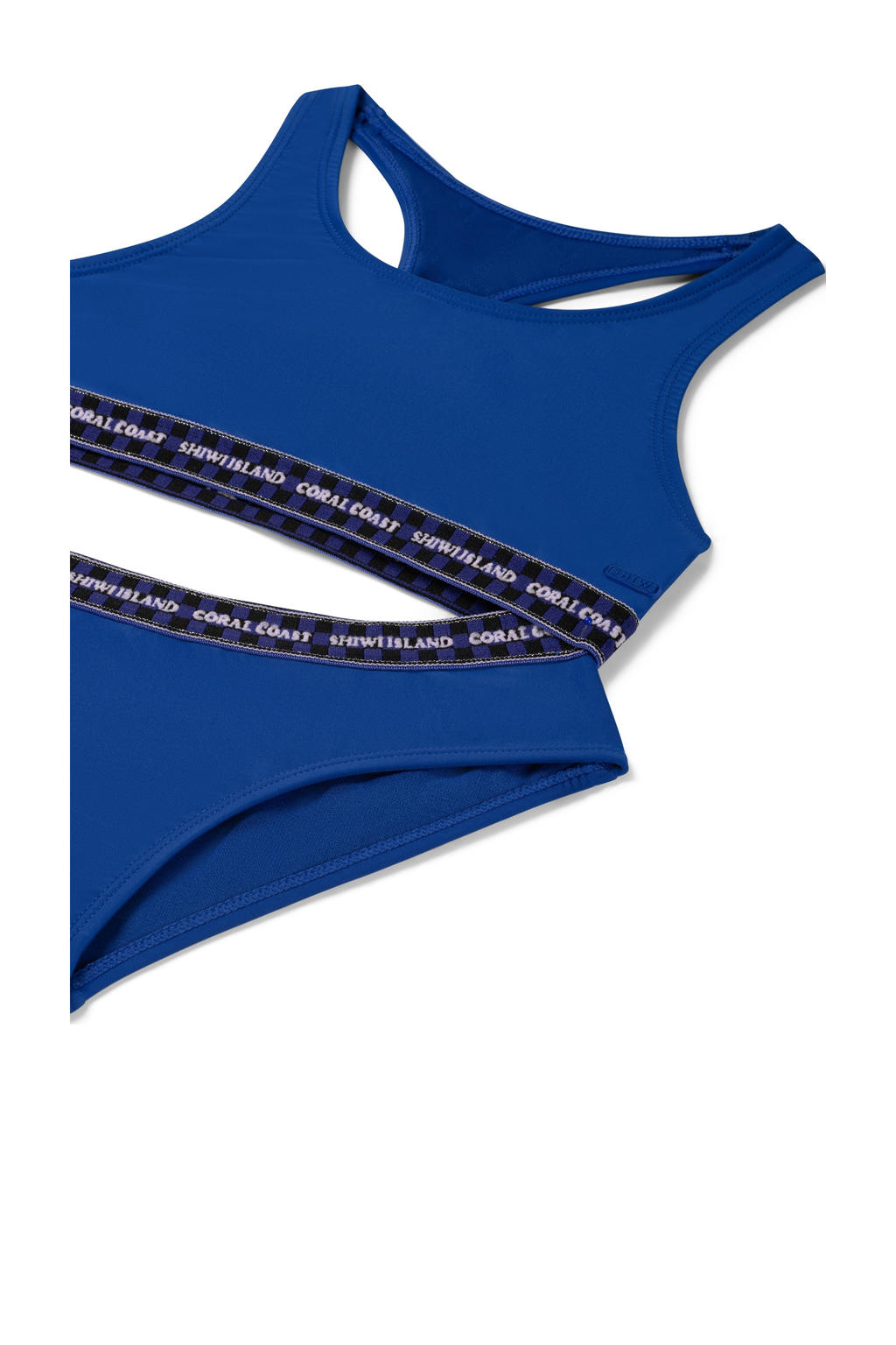 Shiwi crop bikini Charlie blauw