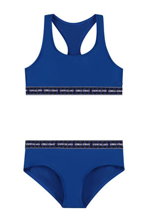 crop bikini Charlie blauw