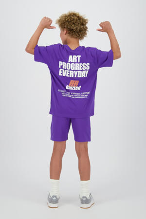 sweatshort paars