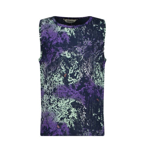Raizzed tanktop paars Jongens Katoen All over print