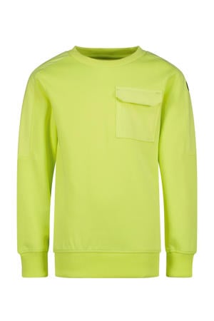 sweater limegroen