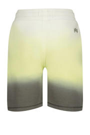 thumbnail: Lime en grijze jongens Raizzed relaxed sweatshort met regular waist, elastische tailleband met koord en dip-dye effect