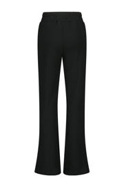 thumbnail: Zwarte meisjes Raizzed loose casual broek van polyester met regular waist, elastische tailleband en effen