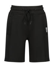 thumbnail: Zwarte jongens Raizzed relaxed casual short van polyester met regular waist, elastische tailleband met koord en effen