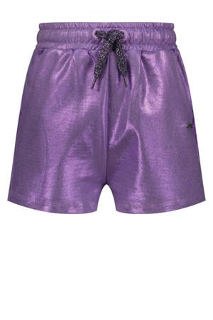 relaxed casual short paars