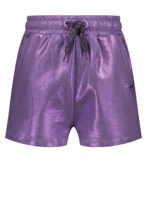 relaxed casual short paars