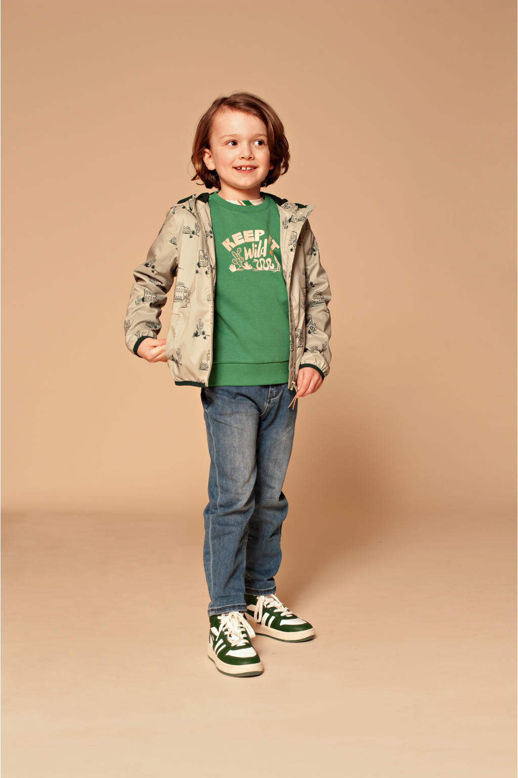 Stains&Stories tussenjas groen