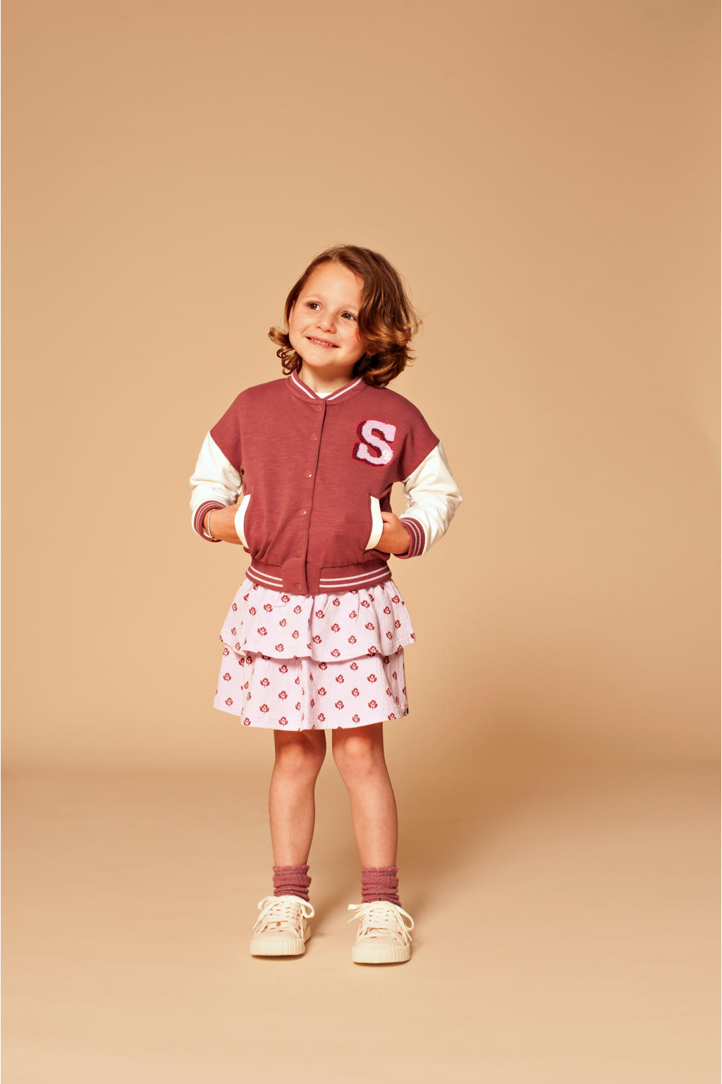 Stains&Stories bomberjack paars