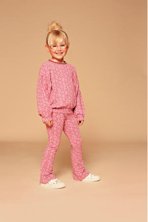 flared legging paars