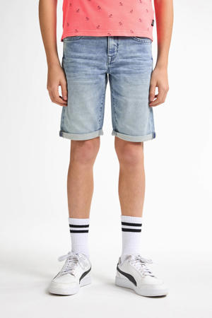 denim short light blue denim