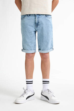 denim short light blue denim
