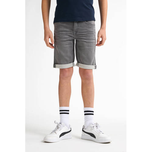 Petrol Industries denim short grey denim Korte broek Grijs Jongens Katoen - maat 176 afbeelding