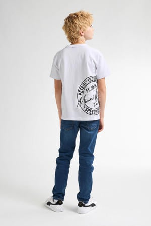 T-shirt met backprint wit
