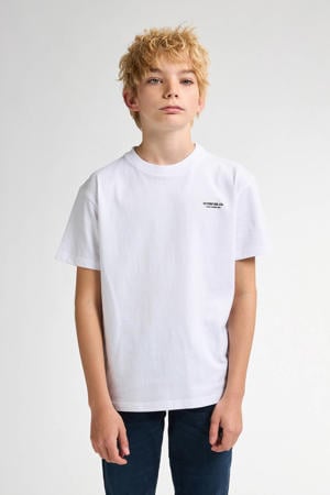 T-shirt met backprint wit