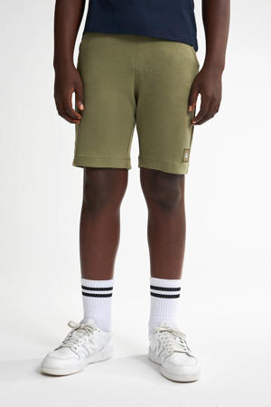 sweatshort olijfgroen